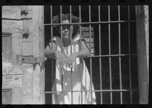 Untitled photo, possibly related to: Charlotte Amalie, St. Thomas Island, Virgin Islands. An inmate of the insane asylum at the hospital