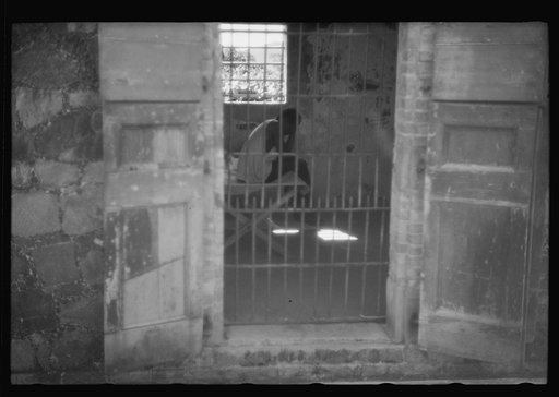 Untitled photo, possibly related to: Charlotte Amalie, St. Thomas Island, Virgin Islands. One of the inmates of the insane asylum at the hospital. He is an alien of Indian nationality, but cannot be sent back to India because of the expense and war conditions