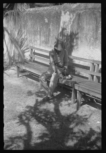 Untitled photo, possibly related to: Charlotte Amalie, St. Thomas Island, Virgin Islands. An inmate of the insane asylum at the hospital