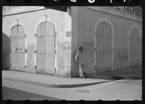 Untitled photo, possibly related to: Charlotte Amalie, St. Thomas Islands. Sunday afternoon on the main street