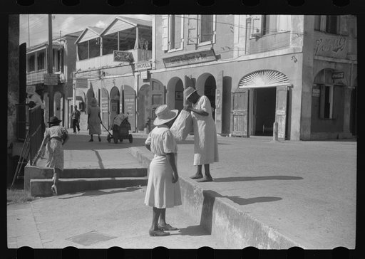 Charlotte Amalie, St. Thomas Islands. Along the main street