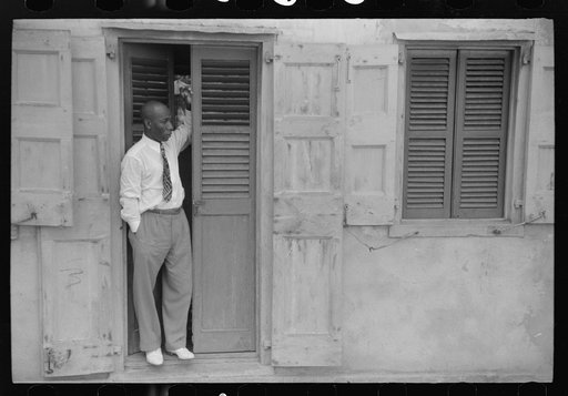 St. Thomas Island, Virgin Islands. A street