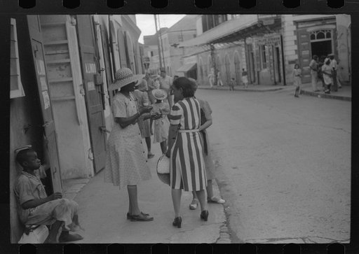 Untitled photo, possibly related to: Charlotte Amalie, St. Thomas Island, Virgin Islands. Along the main street