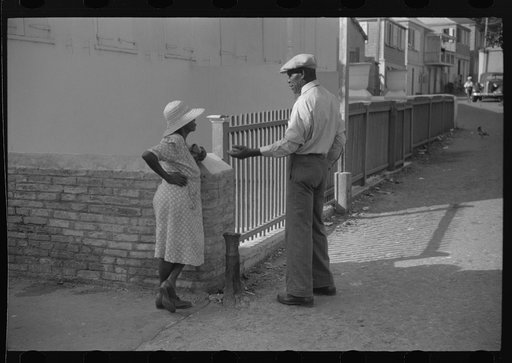 Untitled photo, possibly related to: Charlotte Amalie, St. Thomas Island, Virgin Islands. A side street