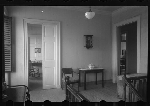 Christiansted, St. Croix Island, Virgin Islands. Hallway in the Hotel Penthany
