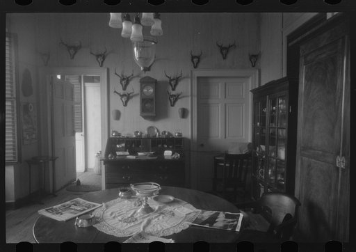 Christiansted, St. Croix, Virgin Islands. Waiting room in the Hotel Penthany