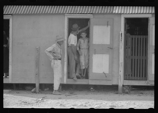 Untitled photo, possibly related to: French Village, a small settlement on St. Thomas Island, Virgin Islands. Doorways