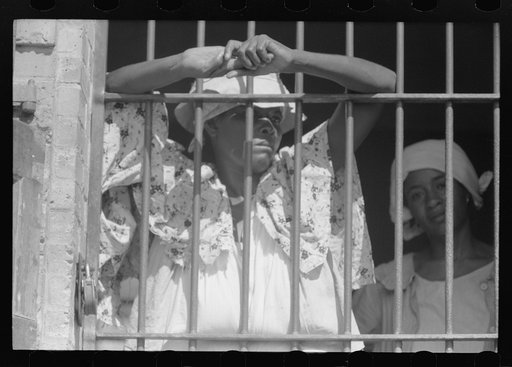 Untitled photo, possibly related to: Charlotte Amalie, St. Thomas Island, Virgin Islands. An inmate of the insane asylum at the hospital