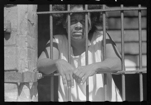 Charlotte Amalie, St. Thomas Island, Virgin Islands. An inmate of the insane asylum at the hospital