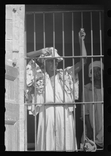Charlotte Amalie, St. Thomas Island, Virgin Islands. An inmate of the insane asylum at the hospital