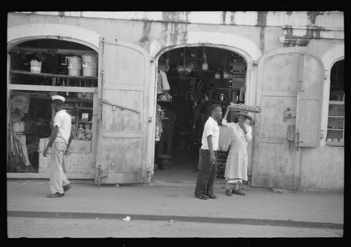 Untitled photo, possibly related to: Charlotte Amalie, St. Thomas Island, Virgin Islands. Along the main street