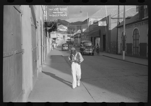 Untitled photo, possibly related to: Charlotte Amalie, St. Thomas Island, Virgin Islands. The main street