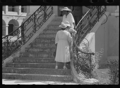 At the Lutheran church on a Sunday afternoon in Christiansted, Virgin Islands