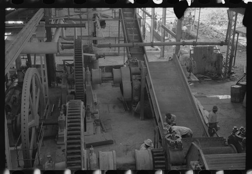 Getting machinery ready for the grinding season, Bethlehem Sugar Mill, St. Croix Island, Virgin Islands