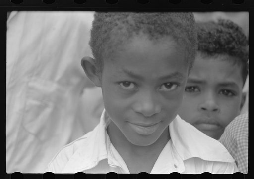 Children at the Peter's Rest Elementary School near Christiansted, St. Croix, Virgin Islands
