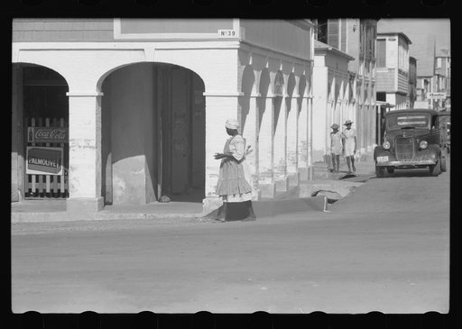 One of the main streets in Christiansted, Virgin Islands