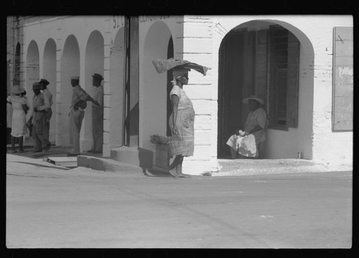 Along one of the main streets in Christiansted, Virgin Islands