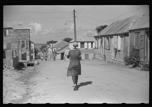 Along a residential street in Christiansted, Virgin Islands