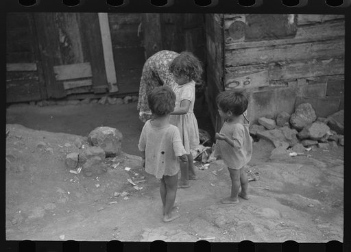 Untitled photo, possibly related to: Children in the slum area, Yauco, Puerto Rico