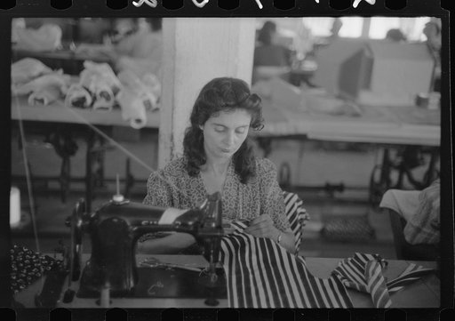 In the Everglades needlework factory, San Juan, Puerto Rico