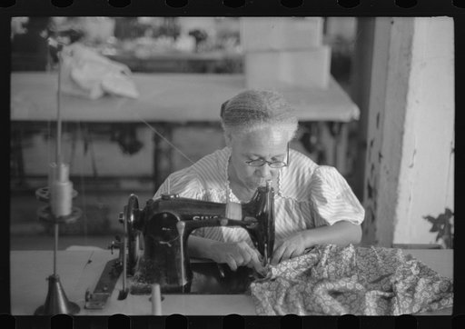 In the Everglades needlework factory, San Juan, Puerto Rico