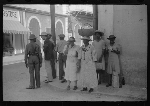 Untitled photo, possibly related to: At a street corner in Charlotte Amalie, St. Thomas, Virgin Islands
