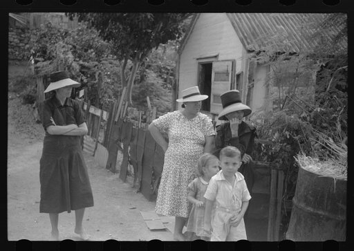 Untitled photo, possibly related to: French-speaking women and children who live in the little colony known as the French Village, in the outskirts of Charlotte Amalie, St. Thomas, Virgin Islands