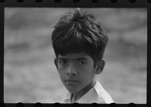 Farmer's son near the cane fields near Guanica, Puerto Rico