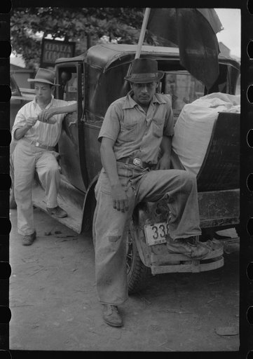 Yabucoa, Puerto Rico. A sugar worker on strike at the sugar mill