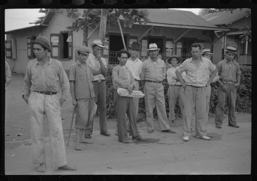 Yabucoa, Puerto Rico. Strikers at the sugar mill