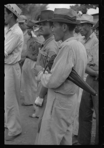 Yabucoa, Puerto Rico. Strikers at the sugar mill