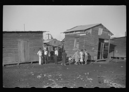 San Juan, Puerto Rico. The slum area known as Las Monjas