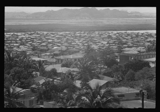 San Juan, Puerto Rico. The slum area known as El Fangitto