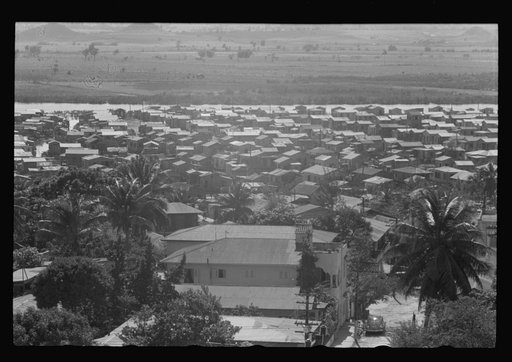 San Juan, Puerto Rico. The slum area known as El Fangitto