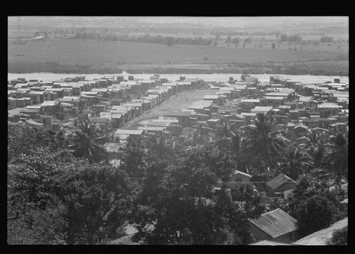 San Juan, Puerto Rico. The slum area known as El Fangitto