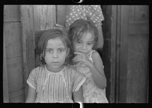 San Juan, Puerto Rico. Children in the slum area known as El Fangitto