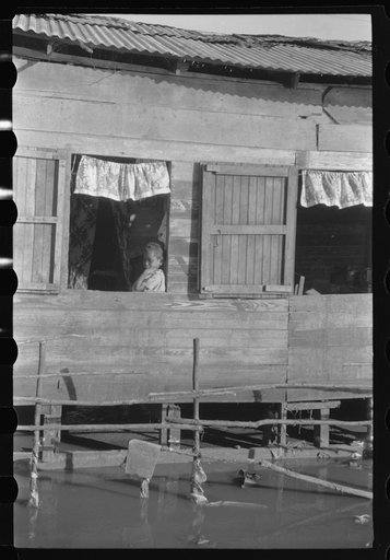 San Juan, Puerto Rico. Children in the slum area known as El Fangitto