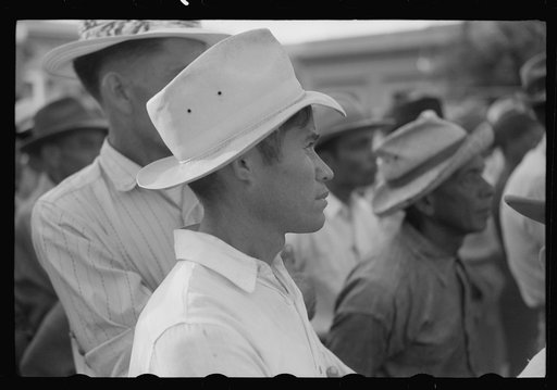 Untitled photo, possibly related to: Yabucoa, Puerto Rico. Sugar worker at a strike meeting in Yabucoa