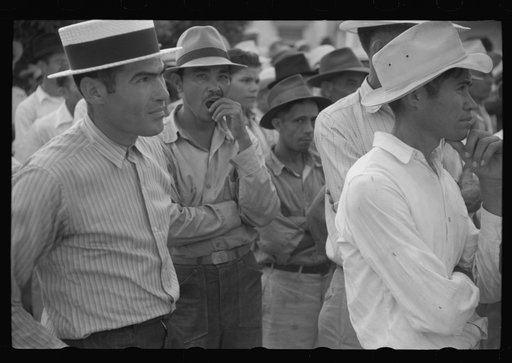 Untitled photo, possibly related to: Yabucoa, Puerto Rico. At a strike meeting