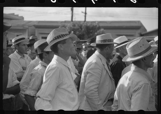 Untitled photo, possibly related to: Yabucoa, Puerto Rico. At a strike meeting