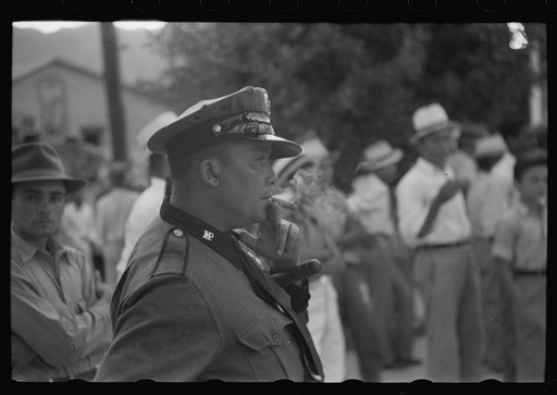 Untitled photo, possibly related to: Yabucoa, Puerto Rico. At a strike meeting in the town of Yabucoa