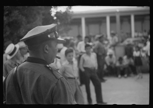 Untitled photo, possibly related to: Yabucoa, Puerto Rico. At a strike meeting in the town of Yabucoa