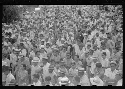 Untitled photo, possibly related to: Yabucoa, Puerto Rico. At a strike meeting