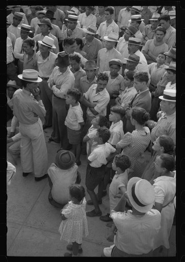 Yabucoa, Puerto Rico. At a strike meeting