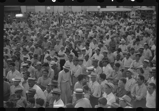 Yabucoa, Puerto Rico. At a strike meeting