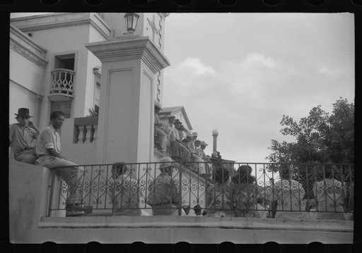 Untitled photo, possibly related to: Yabucoa, Puerto Rico. At a strike meeting