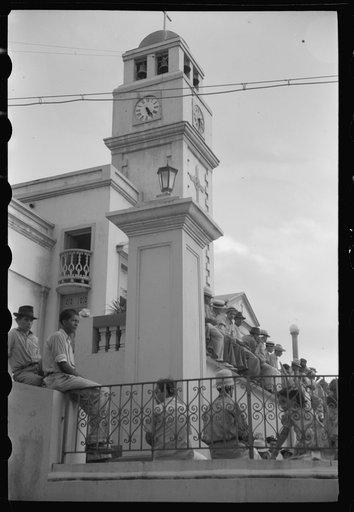 Untitled photo, possibly related to: Yabucoa, Puerto Rico. At a strike meeting