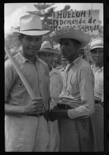 Yabucoa, Puerto Rico. Strikers near the sugar mill