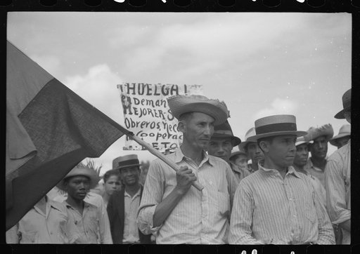 Yabucoa, Puerto Rico. Strikers near the sugar mill
