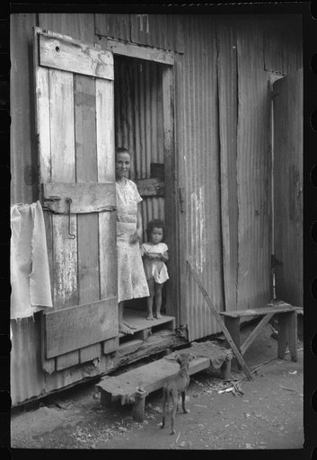 Yabucoa, Puerto Rico. In the mill village at the sugar mill